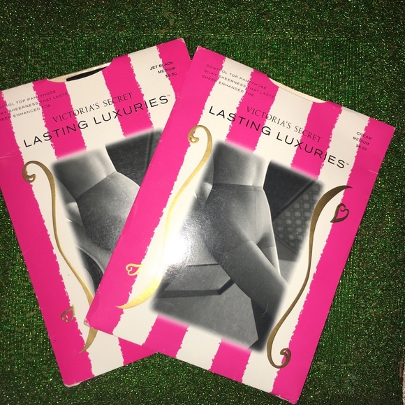 Victoria's Secret Accessories - Victoria's Secret Control Top Stockings Pantyhose